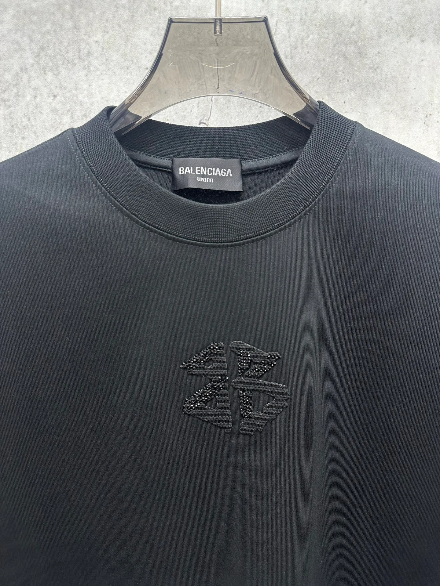 120💰 Balenciaga 2026ss 380g Versatile Same Style -Size：S M L XL -Color：Black